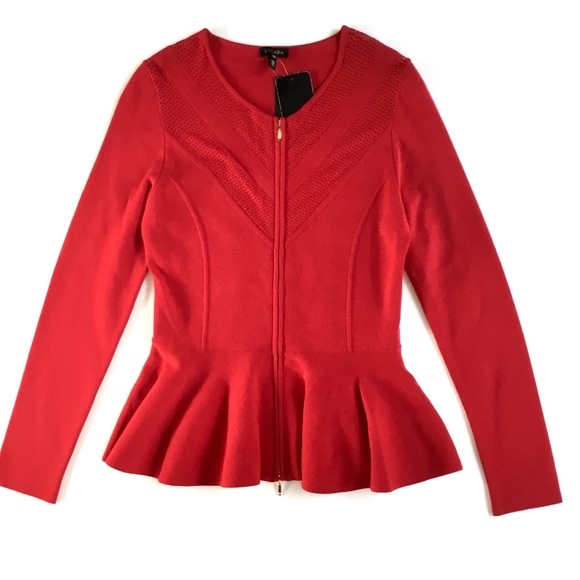 ❤️ Escada Long Sleeve peplum cardigan Slovenia M - Picture 2 of 6